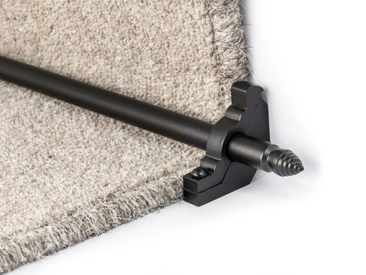 Premier Chatsworth Solid Brass Stair Rods — Black — official Stair Rods UK image