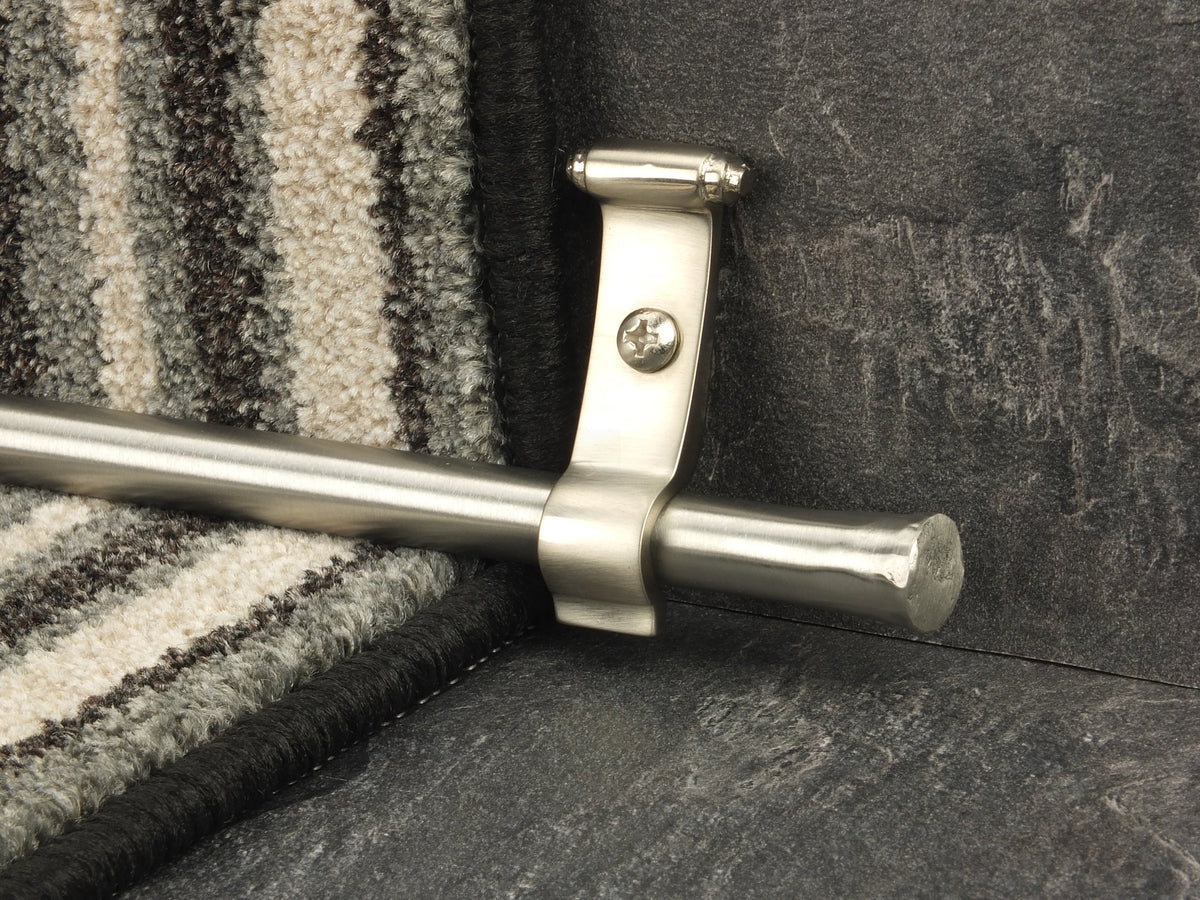 Blacksmith Hand-Forged Stair Rods option and fitting detail — supplier photography