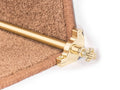 Country Balladeer Spiral 1/2 inch (12mm) Stair Rods option and fitting detail — supplier photography