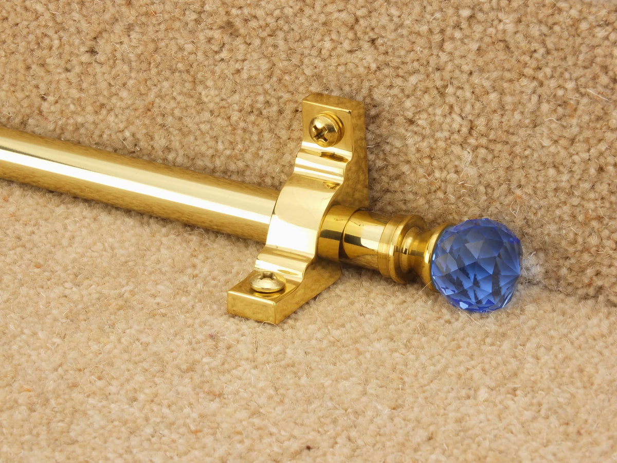 Crystal Sky Stair Rods — fitting: Fully Fitted (Front Fix) — official Stair Rods UK image