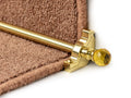 Crystal Amber Stair Rods option and fitting detail — supplier photography