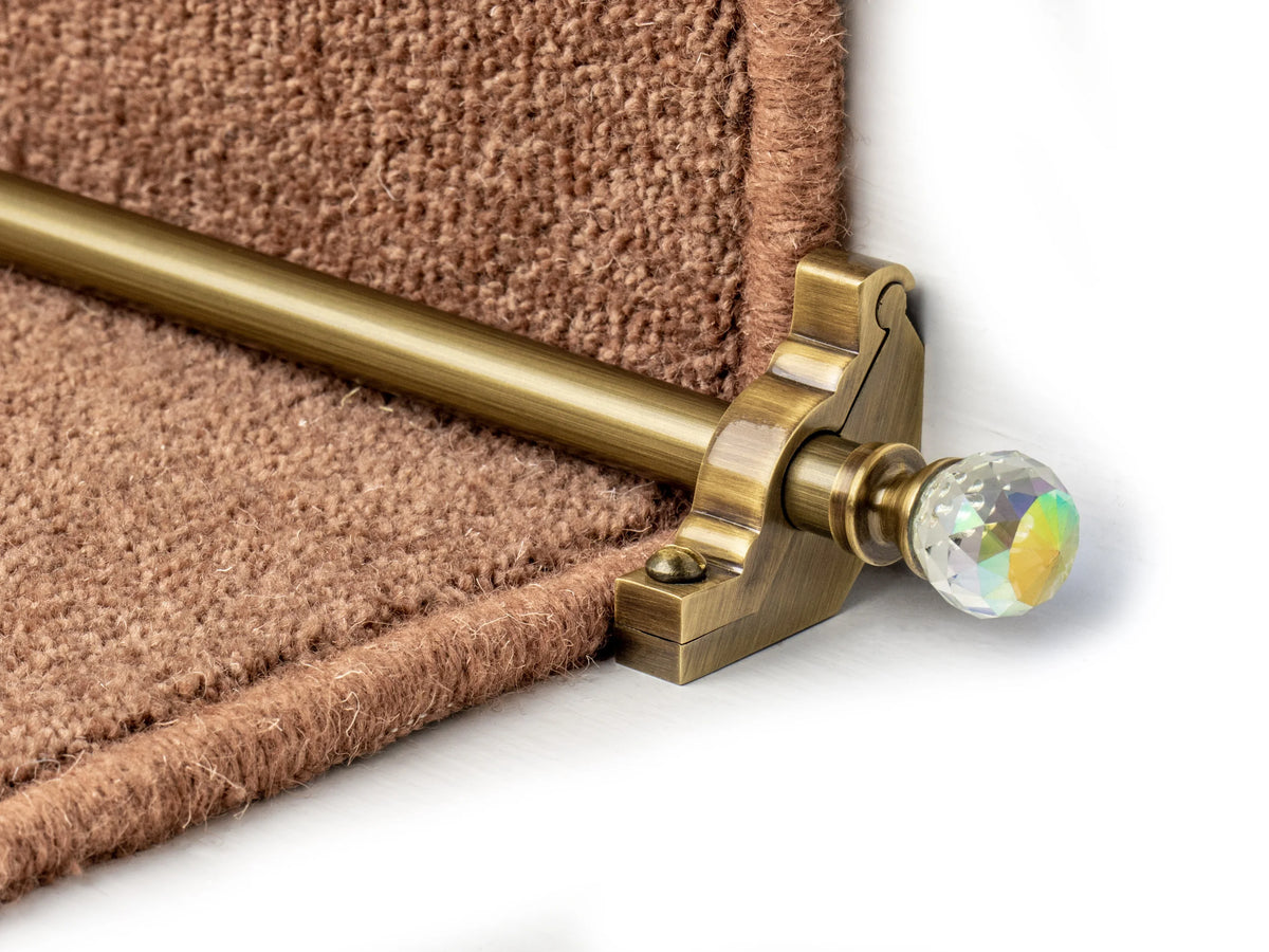 Crystal Rainbow Stair Rods — fitting: Runner — official Stair Rods UK image