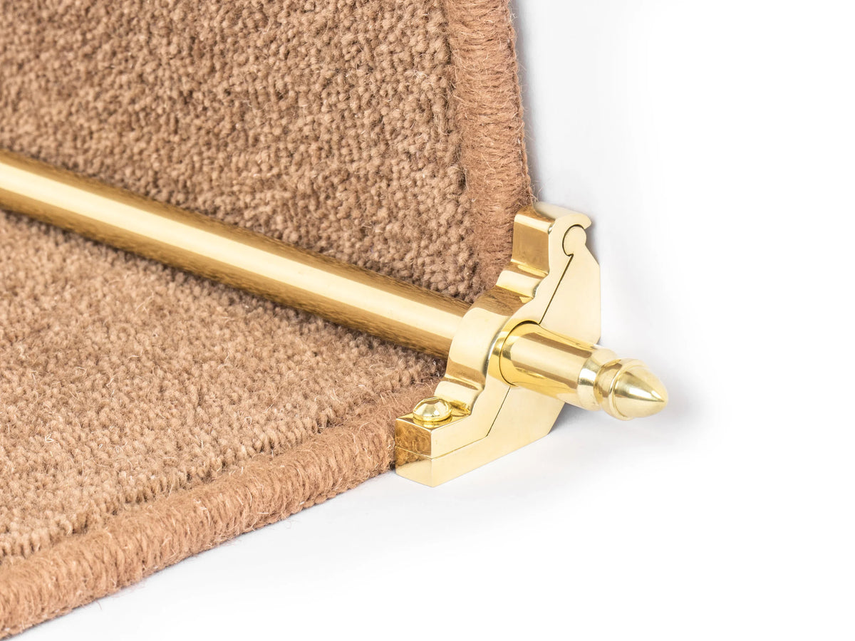 Premier Lancaster Solid Brass Stair Rods — Polished Brass — official Stair Rods UK image