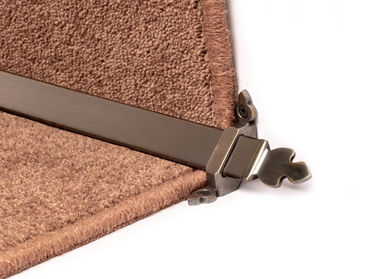 Royale Louis Stair Rods option and fitting detail — supplier photography