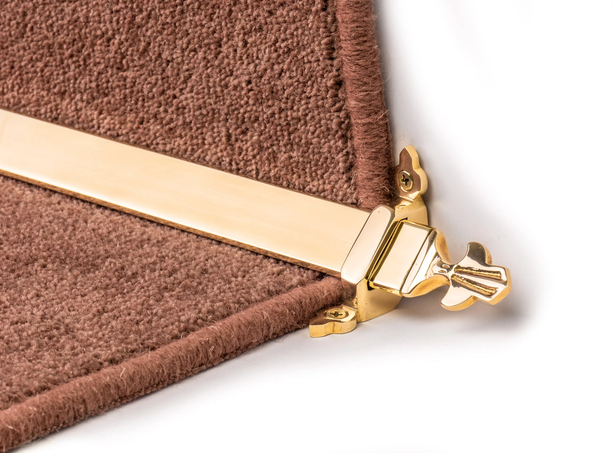 Royale Beaumont Stair Rods option and fitting detail — supplier photography