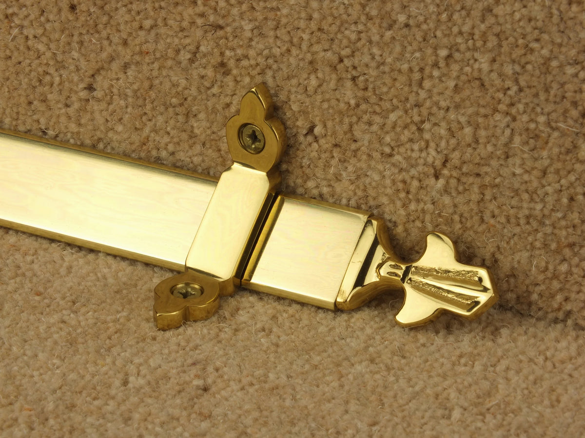 Royale Louis Stair Rods — fitting: Fully Fitted (Front Fix) — official Stair Rods UK image