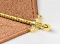 Country Balladeer Reeded 5/8 inch (16mm) Stair Rods — Polished Brass — official Stair Rods UK image