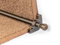 Country Balladeer Reeded 5/8 inch (16mm) Stair Rods option and fitting detail — supplier photography