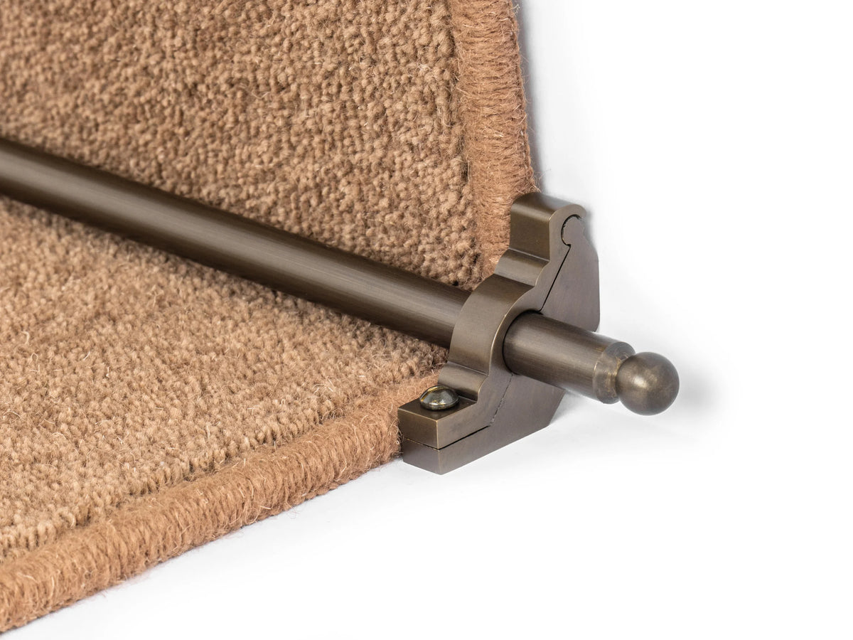 Premier Windsor Solid Brass Stair Rods — Antique Bronze — official Stair Rods UK image