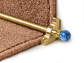 Crystal Sky Stair Rods — Satin Brass — official Stair Rods UK image