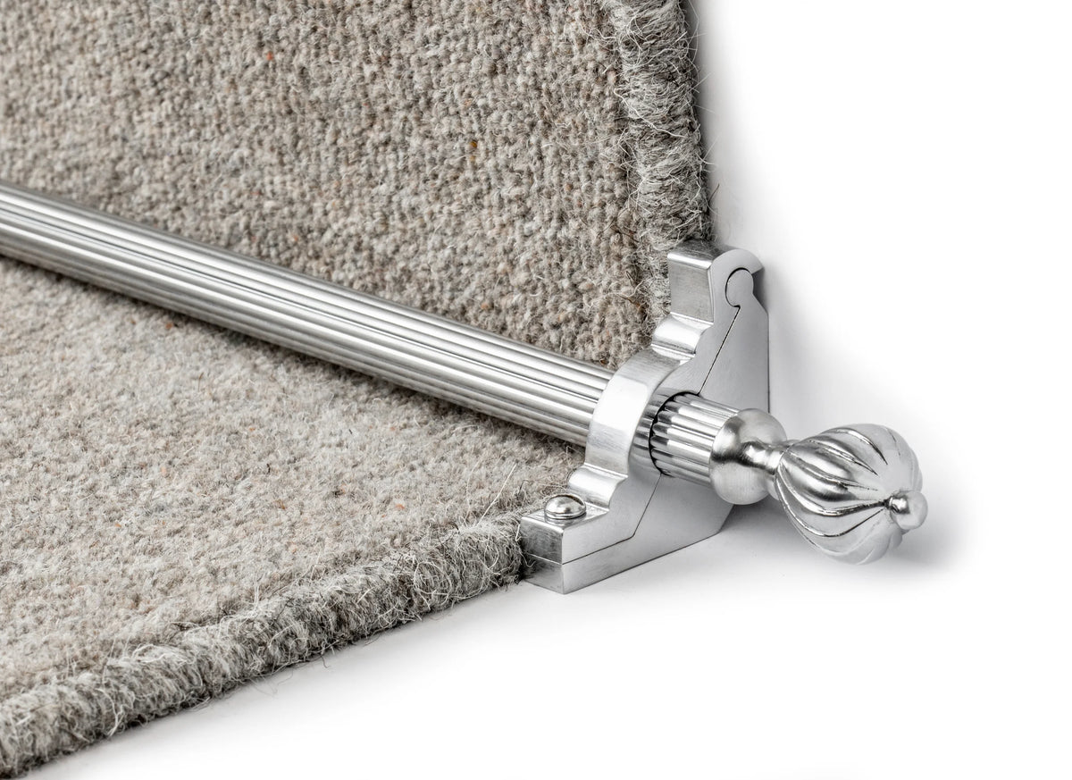 Eastern Promise Cairo Stair Rods — Brushed Chrome — official Stair Rods UK image
