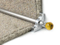 Crystal Amber Stair Rods — Brushed Chrome — official Stair Rods UK image