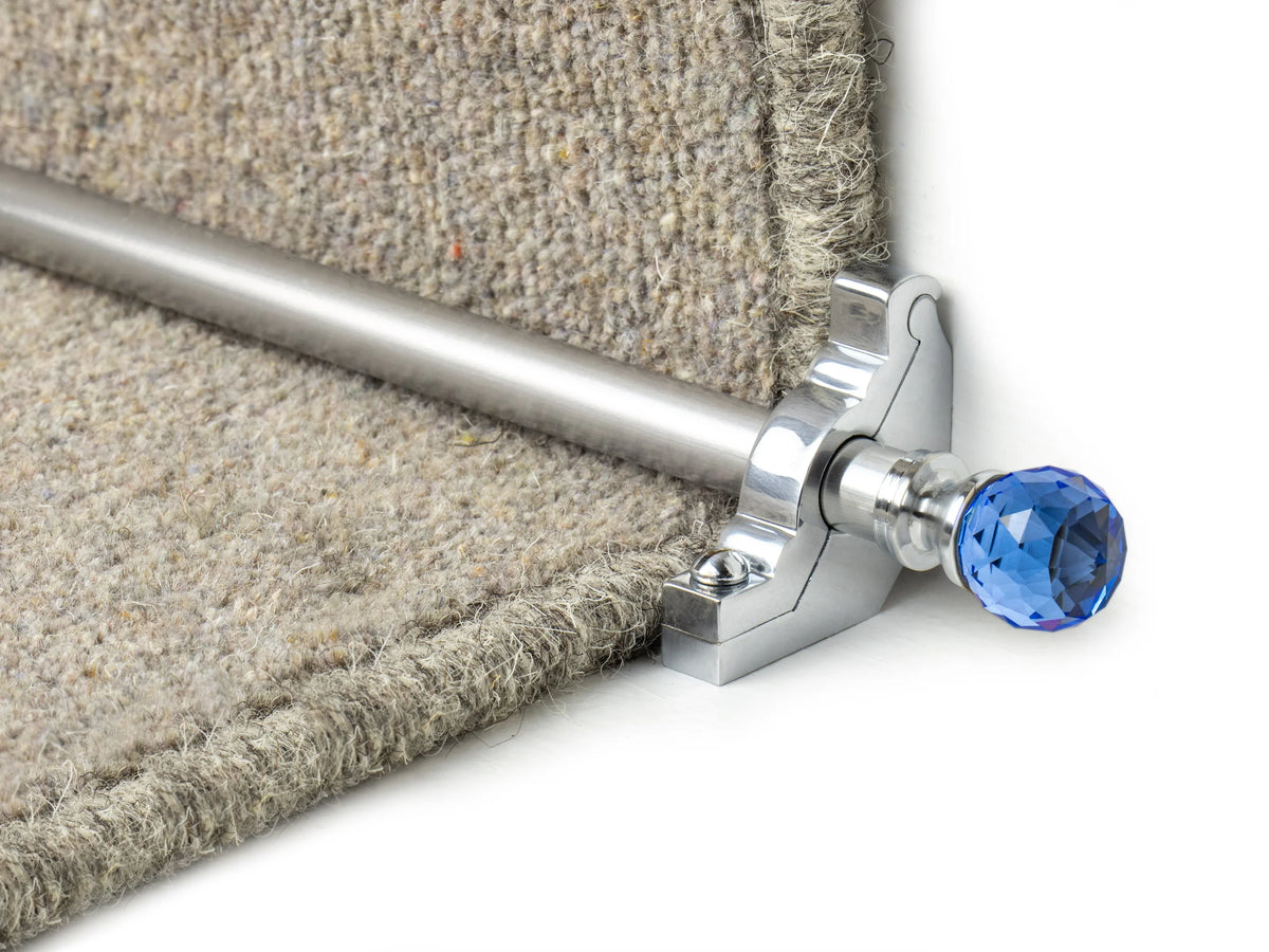 Crystal Sky Stair Rods — Brushed Chrome — official Stair Rods UK image