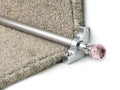 Crystal Rose Stair Rods — Brushed Chrome — official Stair Rods UK image