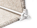 Premier Lancaster Solid Brass Stair Rods — Brushed Chrome — official Stair Rods UK image