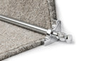 Country Arran Reeded 1/2 inch (12mm) Stair Rods — Chrome — official Stair Rods UK image