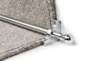 Country Balladeer Plain 1/2 inch (12mm) Stair Rods — Chrome — official Stair Rods UK image