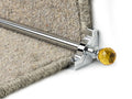 Crystal Amber Stair Rods — Chrome — official Stair Rods UK image