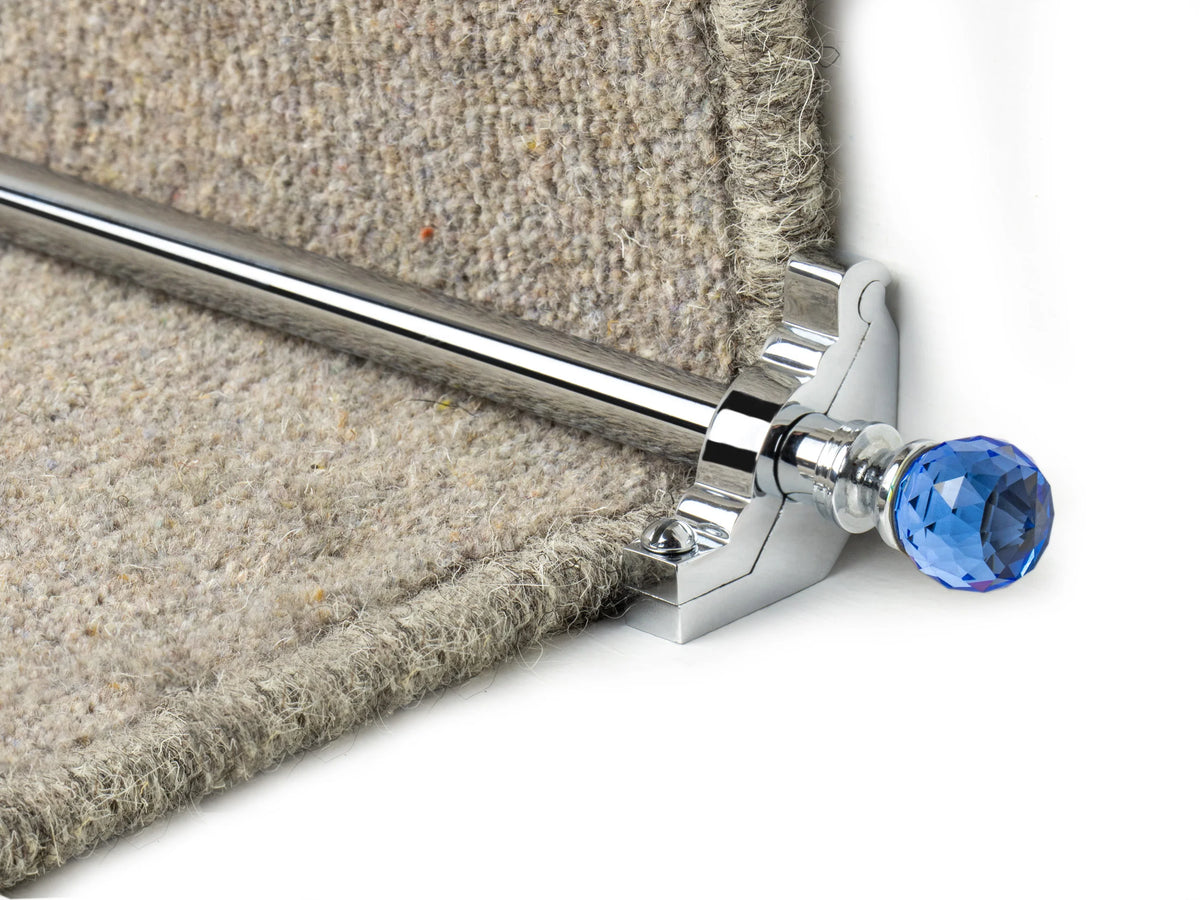 Crystal Sky Stair Rods — Chrome — official Stair Rods UK image