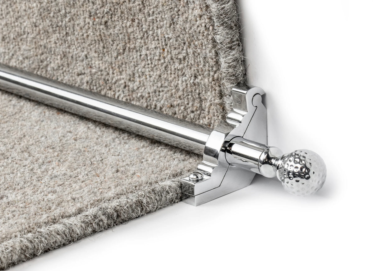 Eastern Promise Dune Stair Rods — Chrome — official Stair Rods UK image