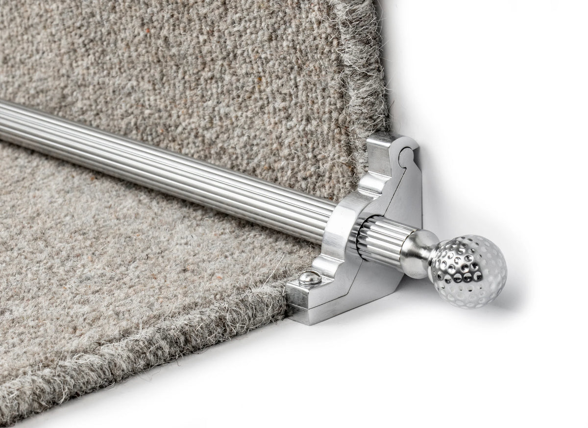 Eastern Promise Dune Stair Rods — Brushed Chrome — official Stair Rods UK image