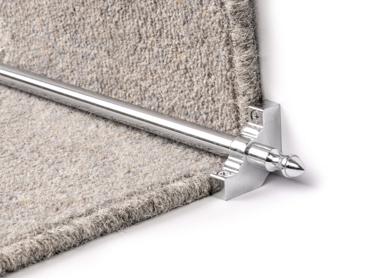 Homepride Retro-Fit Stair Rods option and fitting detail — supplier photography