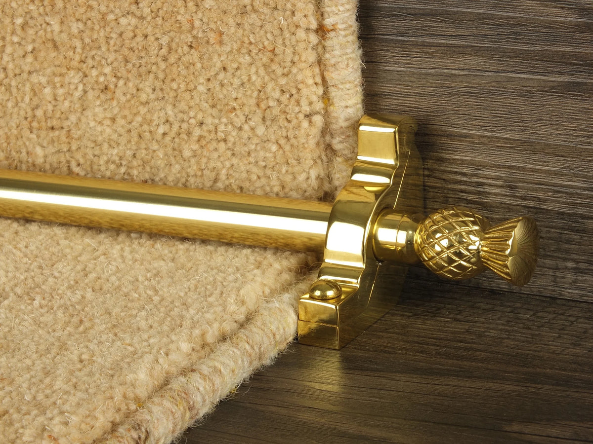 Country Arran Plain 1/2 inch (12mm) Stair Rods — fitting: Runner — official Stair Rods UK image