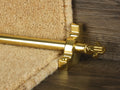 Country Bordeaux Reeded 5/8 inch (16mm) Stair Rods — fitting: Fully Fitted (Front Fix) — official Stair Rods UK image