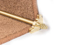 Country Balladeer Spiral 1/2 inch (12mm) Stair Rods option and fitting detail — supplier photography