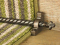 Country Bordeaux Plain 1/2 inch (12mm) Stair Rods — Antique Bronze — official Stair Rods UK image