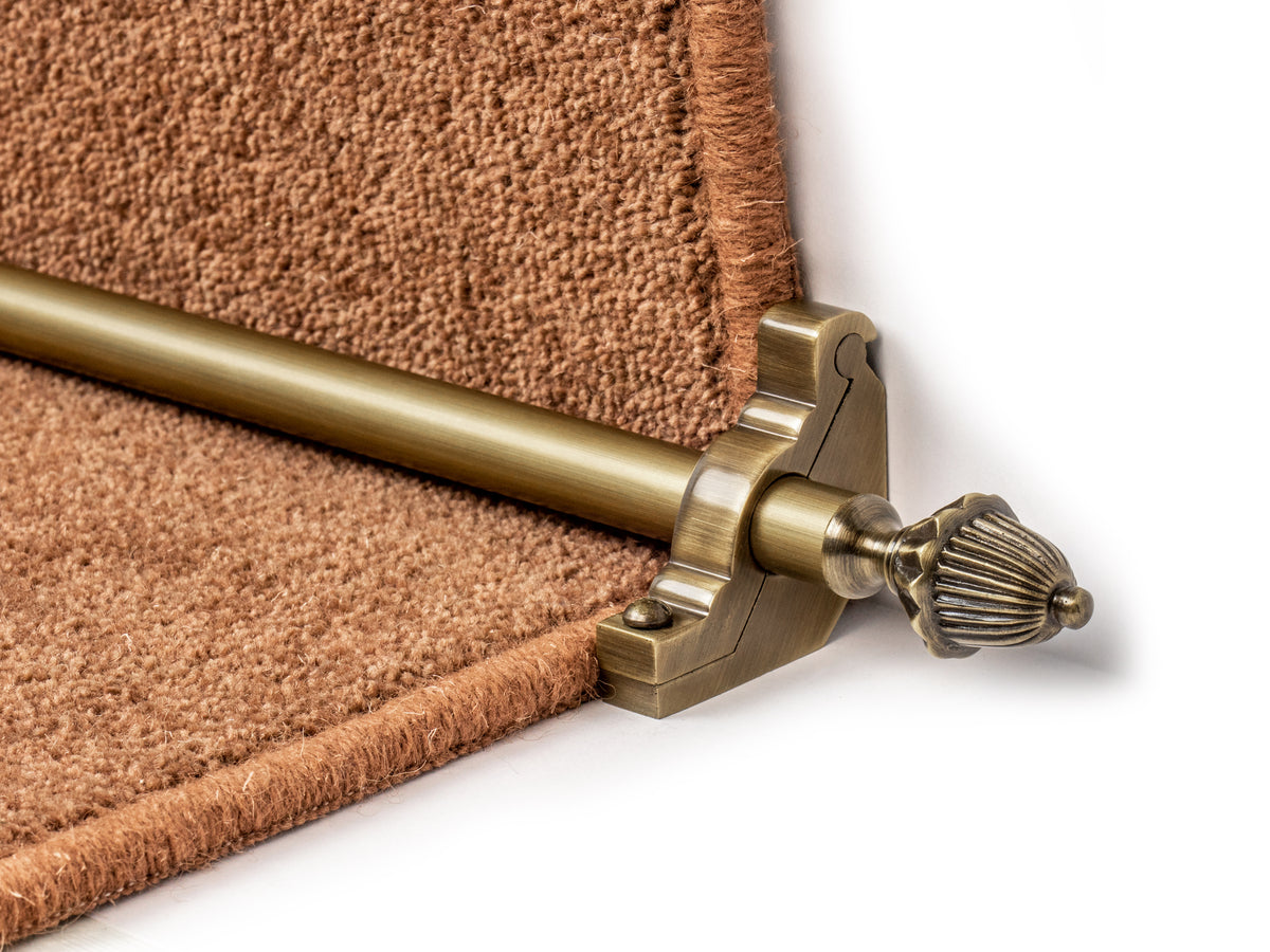 Eastern Promise Dubai Stair Rods — Antique Brass — official Stair Rods UK image