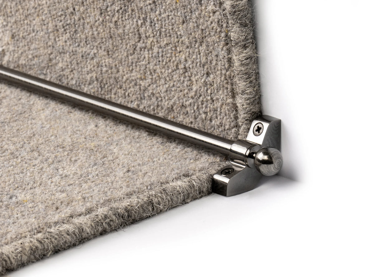 Jubilee Retro-Fit Stair Rods — Pewter — official Stair Rods UK image