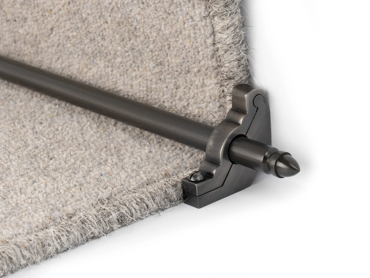 Premier Lancaster Solid Brass Stair Rods — Pewter — official Stair Rods UK image