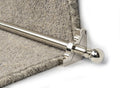 Country Balladeer Spiral 1/2 inch (12mm) Stair Rods — Polished Nickel — official Stair Rods UK image
