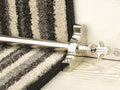 Country Bordeaux Reeded 1/2 inch (12mm) Stair Rods — Polished Nickel — official Stair Rods UK image