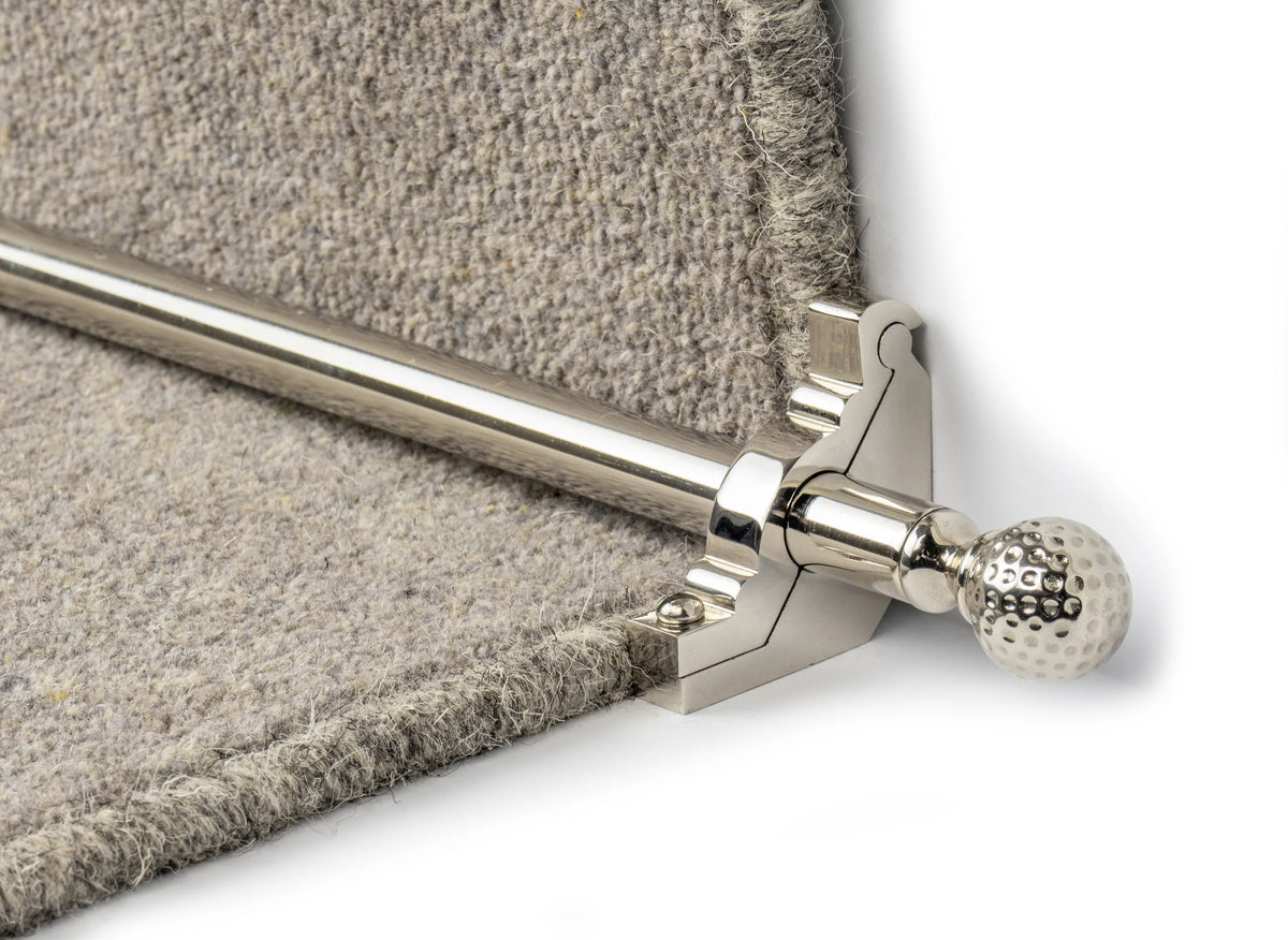 Eastern Promise Dune Stair Rods — Polished Nickel — official Stair Rods UK image