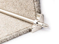 Premier Chatsworth Solid Brass Stair Rods — Polished Nickel — official Stair Rods UK image