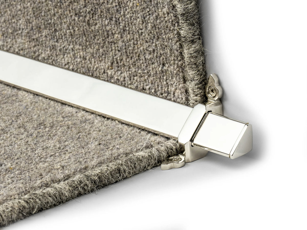 Royale Vue Stair Rods — Polished Nickel — official Stair Rods UK image