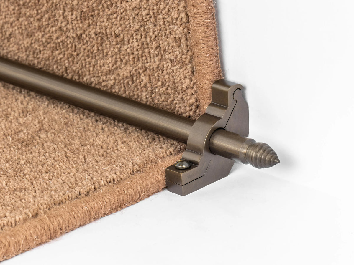 Premier Chatsworth Solid Brass Stair Rods — Antique Bronze — official Stair Rods UK image