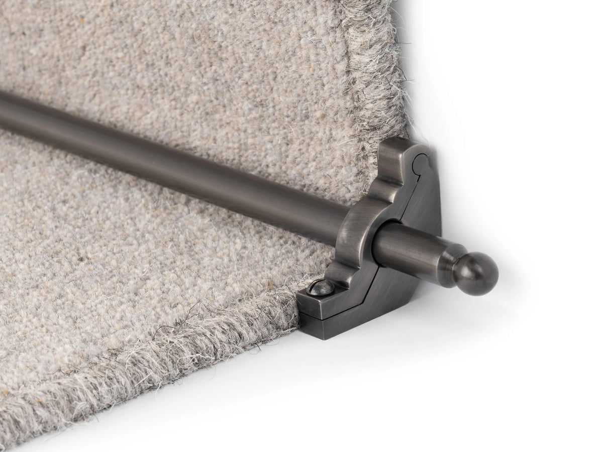 Premier Windsor Solid Brass Stair Rods — Pewter — official Stair Rods UK image