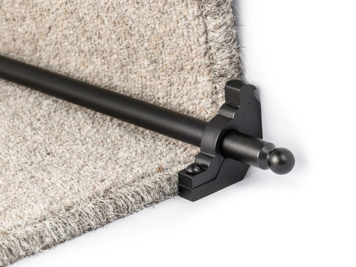 Premier Windsor Solid Brass Stair Rods — Black — official Stair Rods UK image