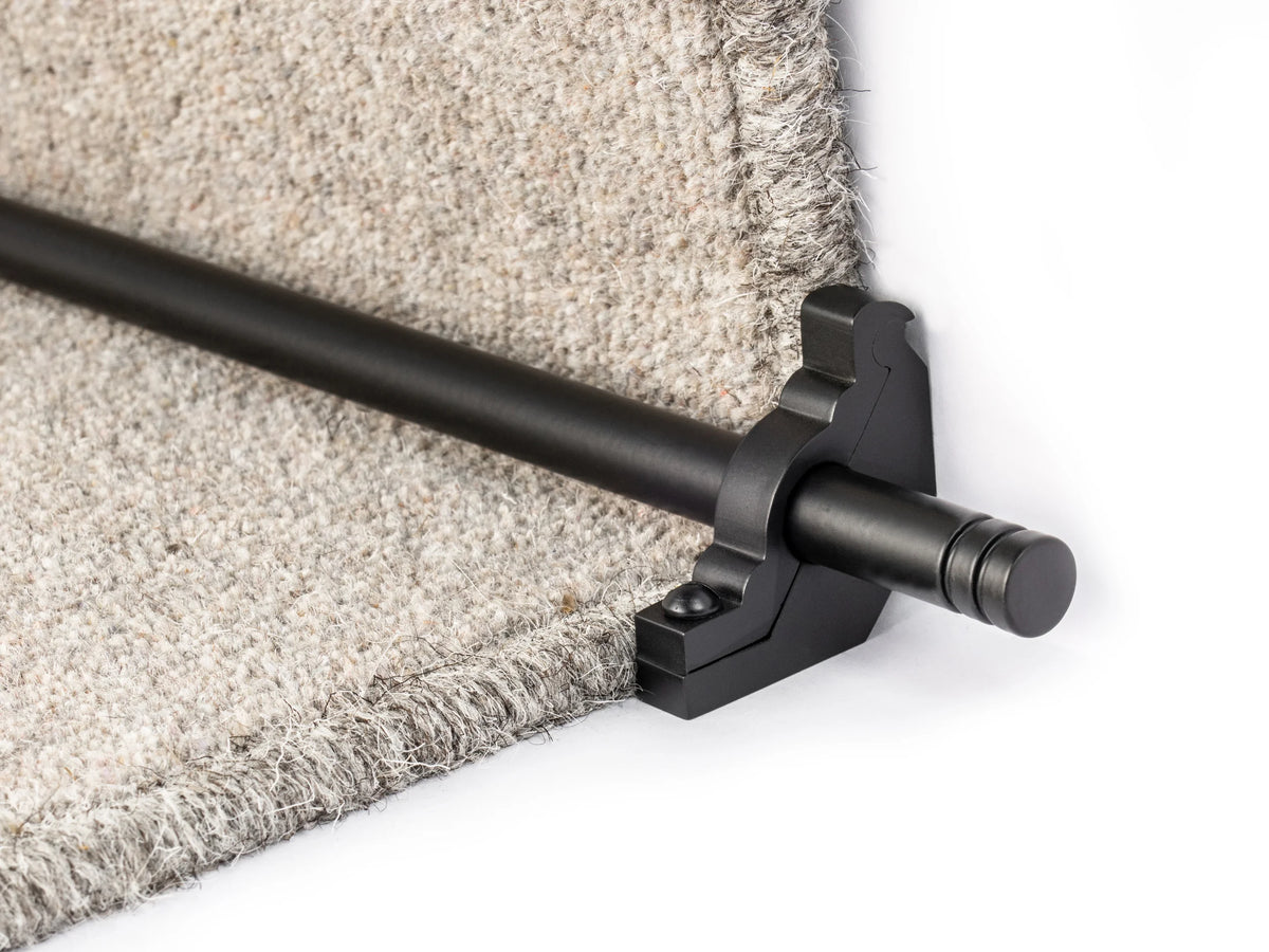Premier Woburn Solid Brass Stair Rods — Black — official Stair Rods UK image