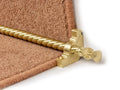 Country Arran Plain 5/8 inch (16mm) Stair Rods — Satin Brass — official Stair Rods UK image