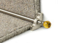 Crystal Amber Stair Rods — Satin Nickel — official Stair Rods UK image
