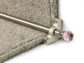Crystal Rose Stair Rods — Satin Nickel — official Stair Rods UK image