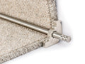 Premier Balmoral Solid Brass Stair Rods — Satin Nickel — official Stair Rods UK image