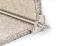 Premier Chatsworth Solid Brass Stair Rods — Satin Nickel — official Stair Rods UK image