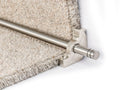 Premier Woburn Solid Brass Stair Rods — Satin Nickel — official Stair Rods UK image