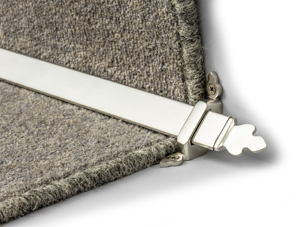 Royale Beaumont Stair Rods — Satin Nickel — official Stair Rods UK image