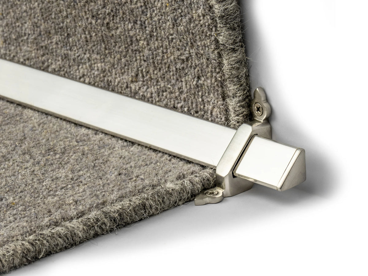 Royale Vue Stair Rods — Satin Nickel — official Stair Rods UK image